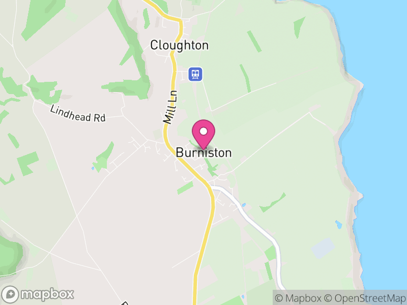 Map of Burniston, North Yorkshire