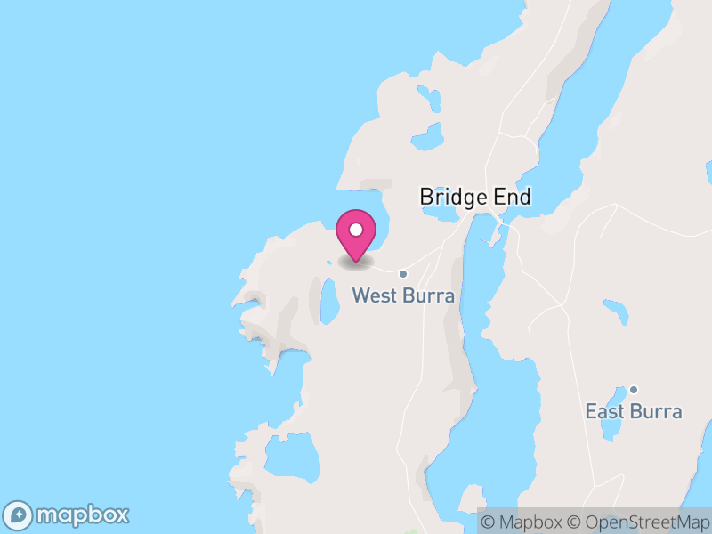 Map of Burra and Trondra, Shetland Islands