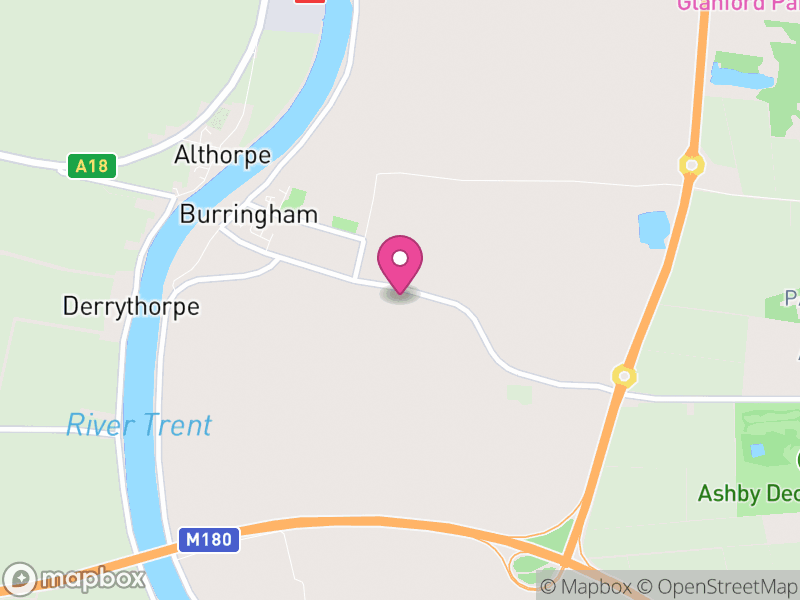 Map of Burringham, North Lincolnshire