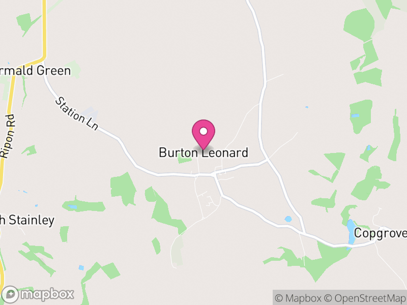 Map of Burton Leonard, North Yorkshire