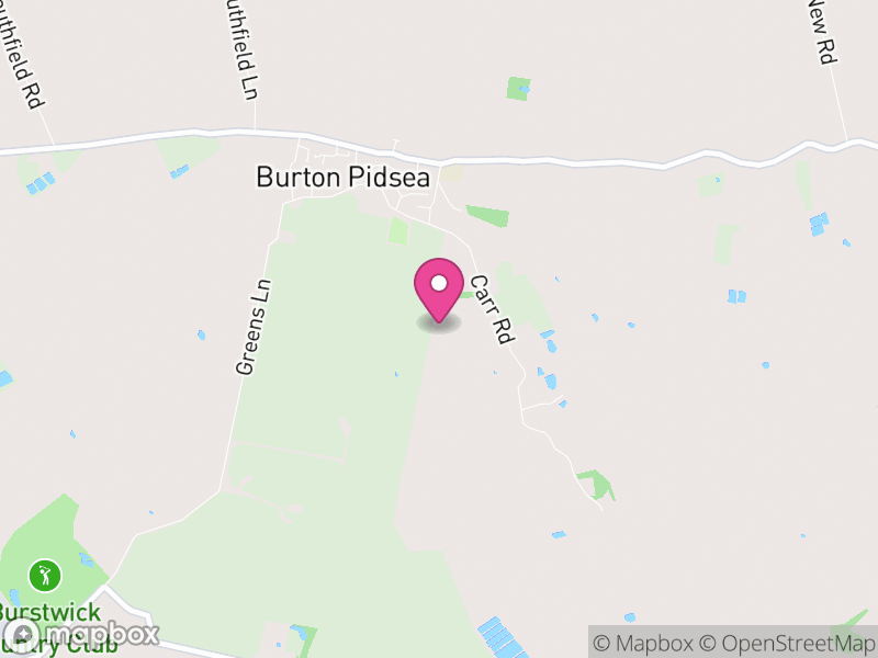 Map of Burton Pidsea, East Riding of Yorkshire