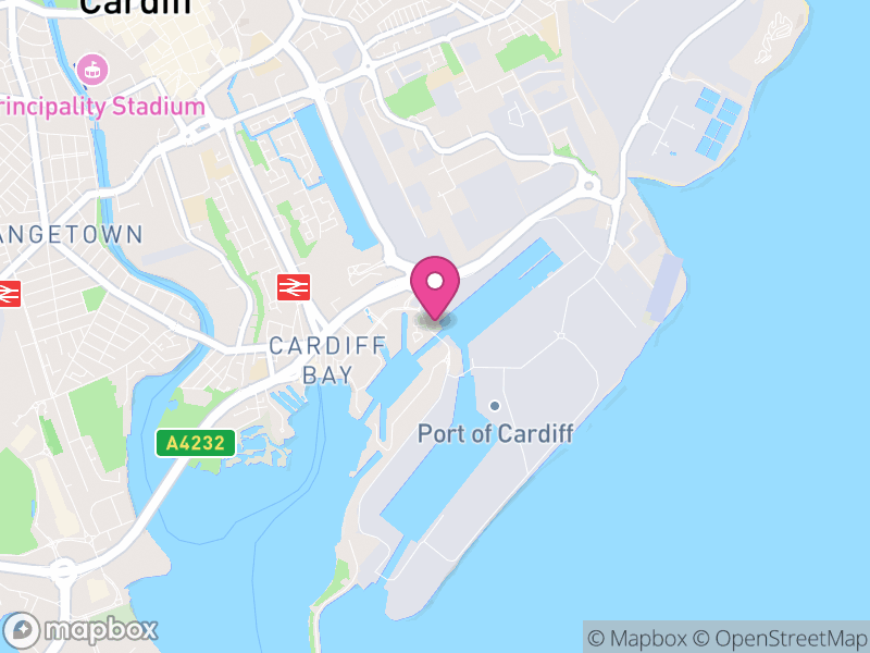 Map of Butetown, Cardiff