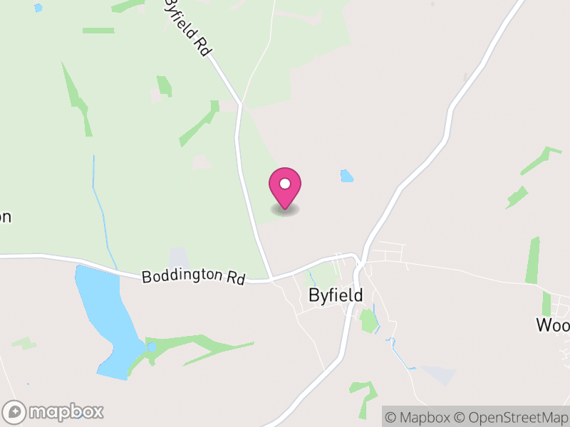 Map of Byfield, West Northamptonshire