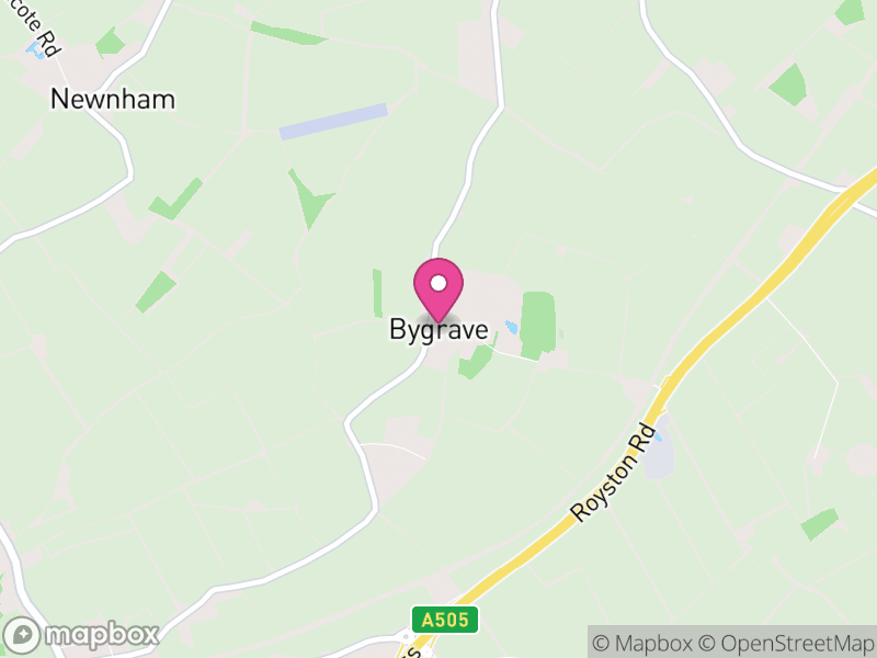 Map of Bygrave, North Hertfordshire