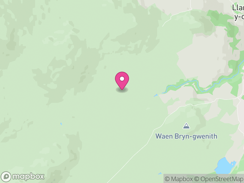 Map of Caerhun, Conwy