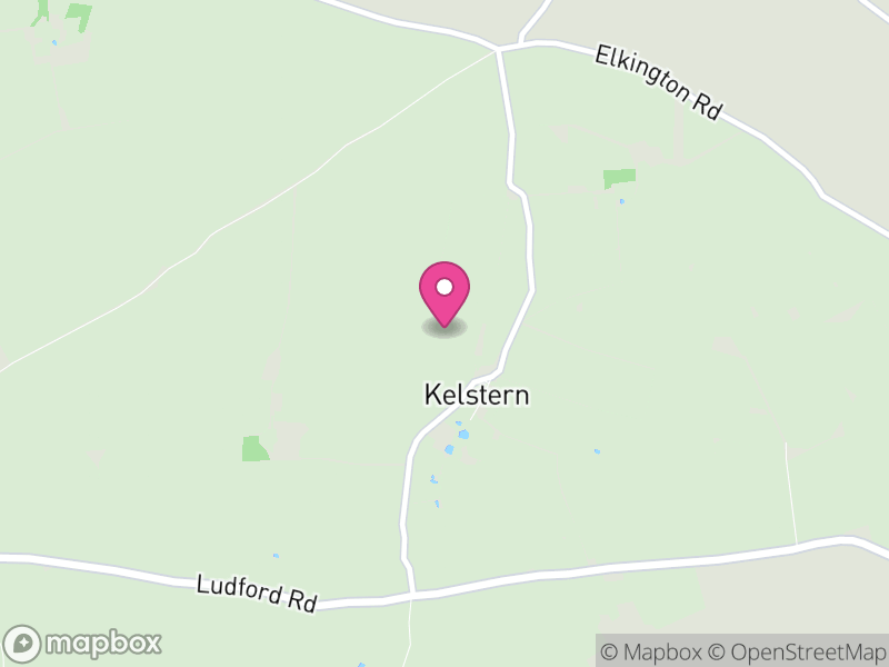 Map of Calcethorpe with Kelstern, East Lindsey