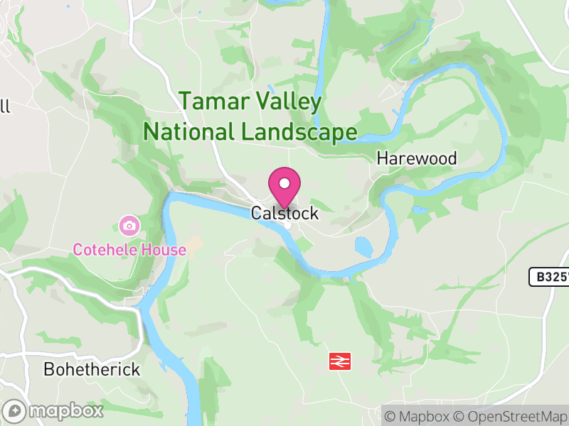 Map of Calstock, Cornwall