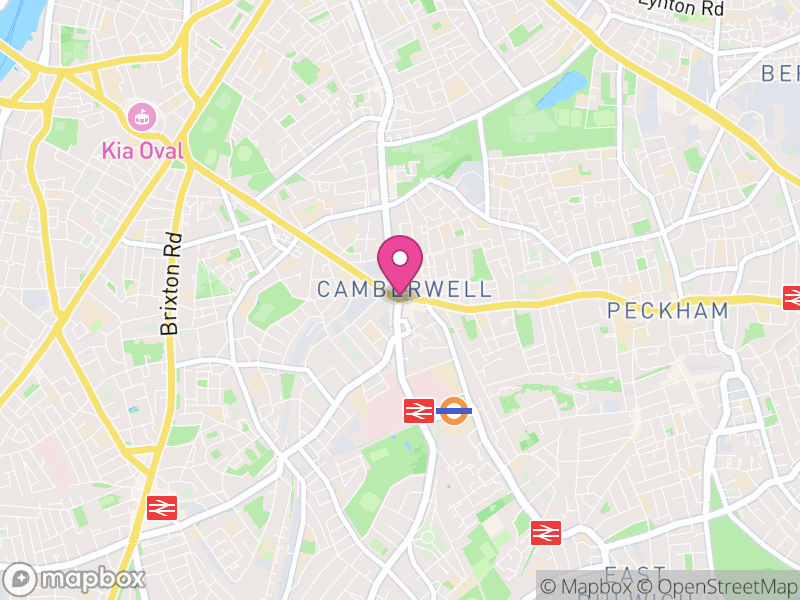 Map of Camberwell