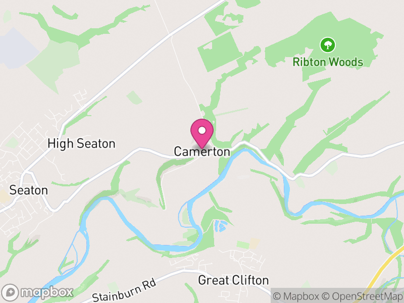 Map of Camerton, Cumberland
