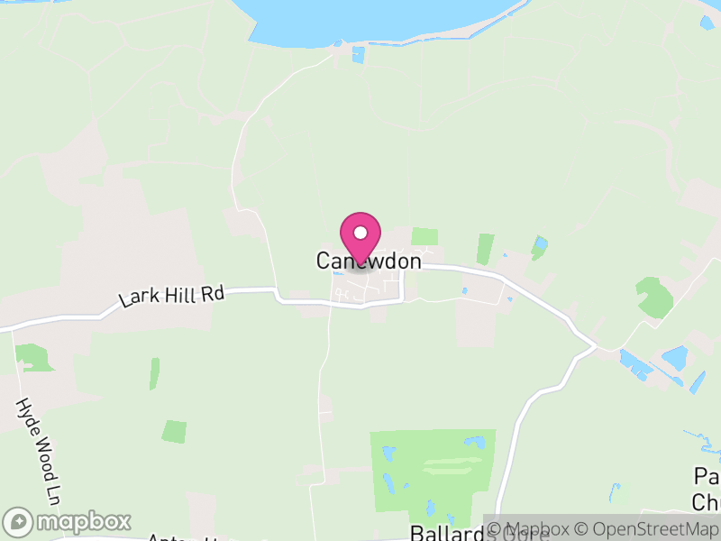 Map of Canewdon, Rochford
