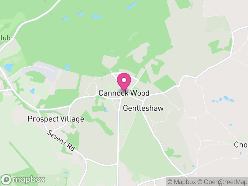 Map of Cannock Wood, Cannock Chase