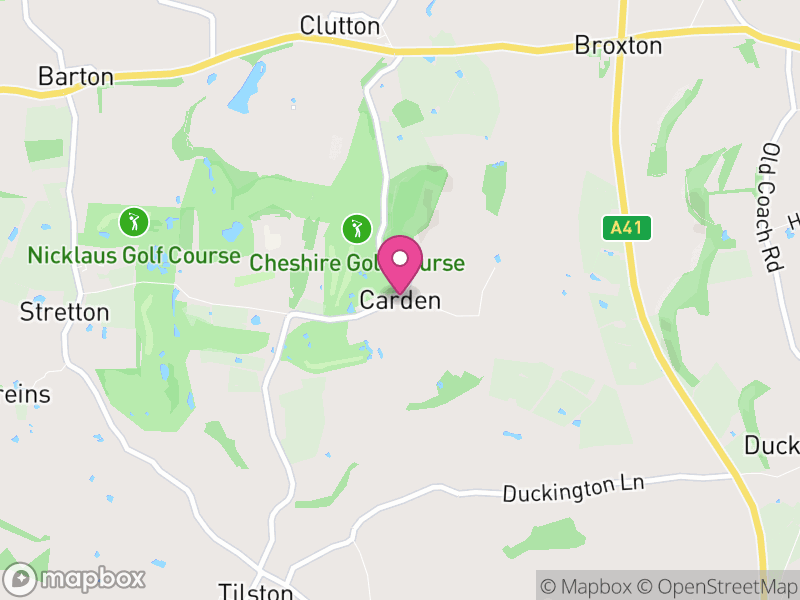 Map of Carden, Cheshire West and Chester