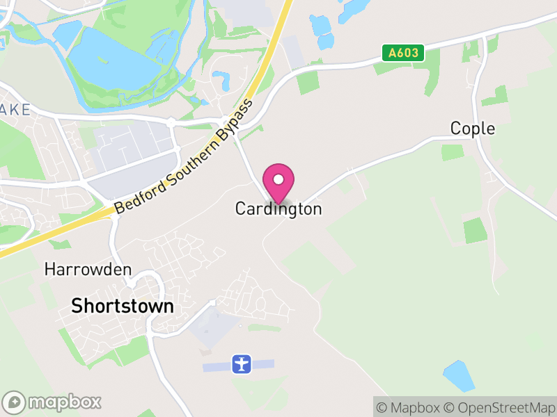 Map of Cardington, Bedford