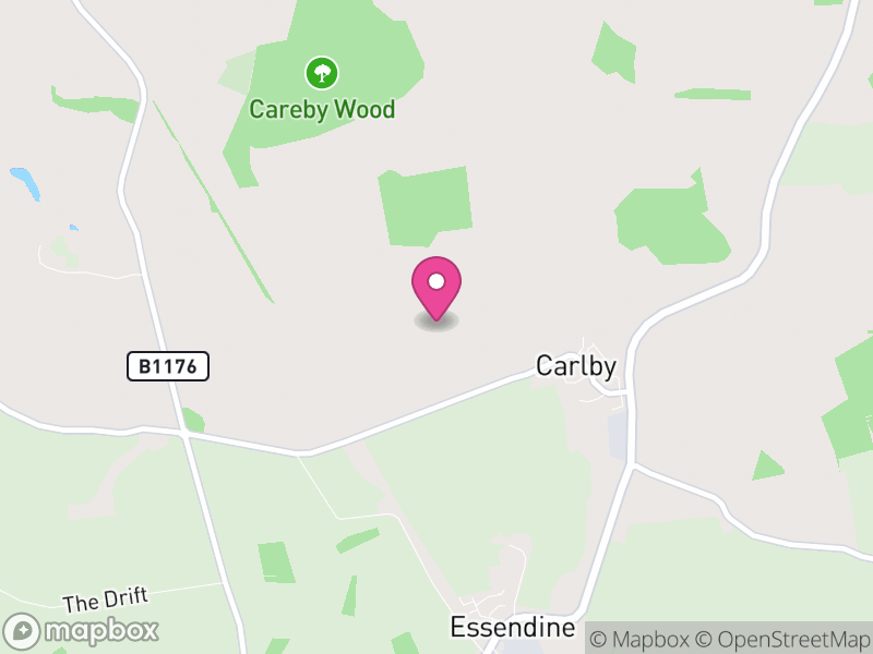 Map of Carlby, South Kesteven