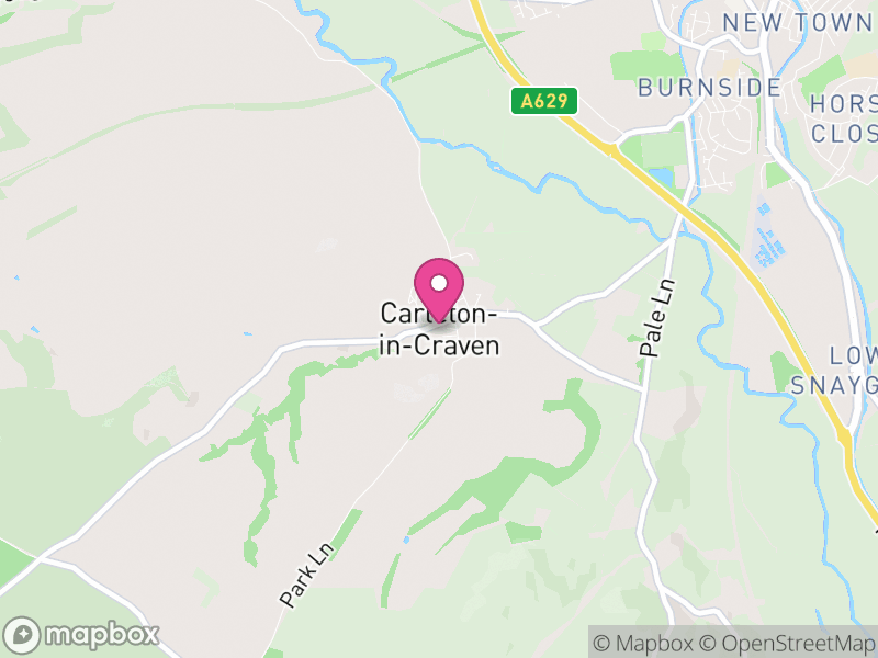 Map of Carleton, North Yorkshire