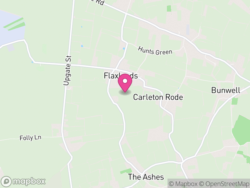 Map of Carleton Rode, South Norfolk