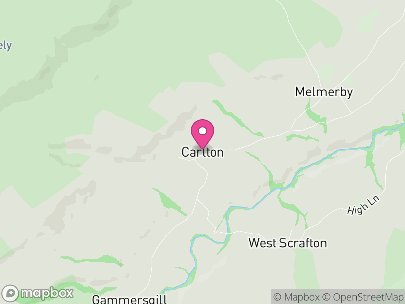 Map of Carlton Town, North Yorkshire