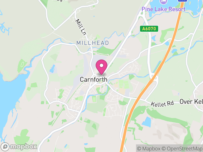 Map of Carnforth, Lancaster