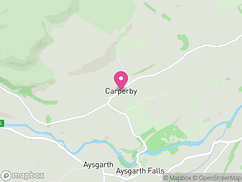 Map of Carperby-cum-Thoresby, North Yorkshire