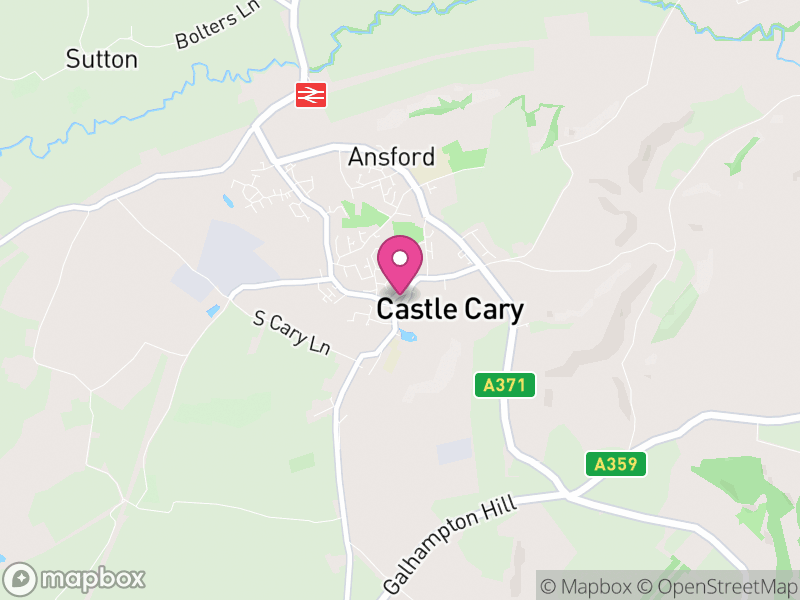 Map of Castle Cary, Somerset