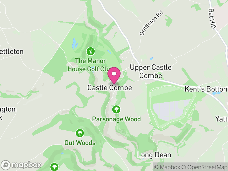 Map of Castle Combe, Wiltshire