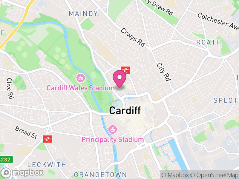 Map of Castle, Cardiff