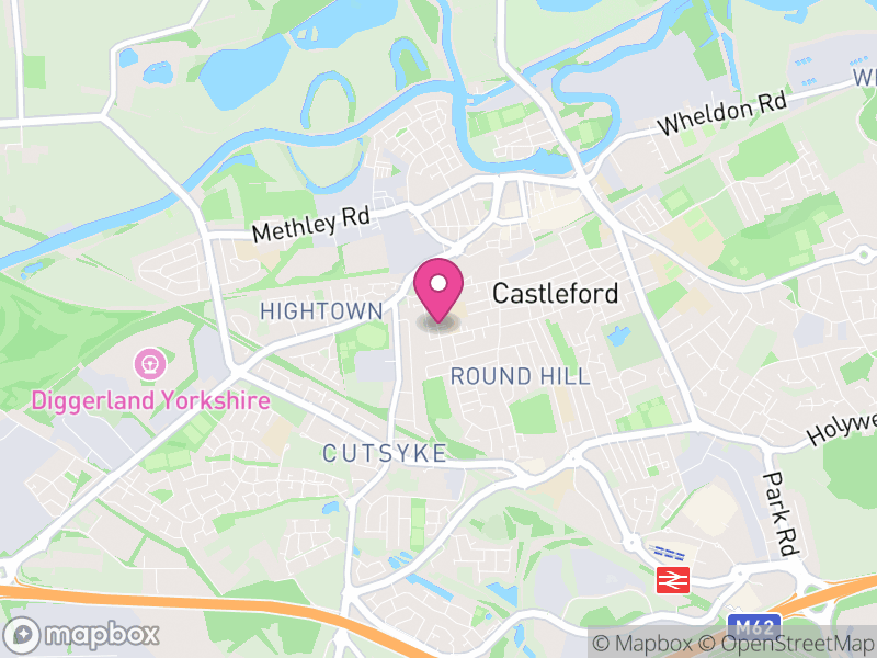 Map of Castleford