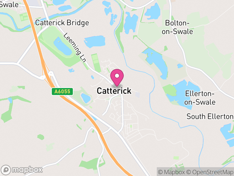 Map of Catterick, North Yorkshire