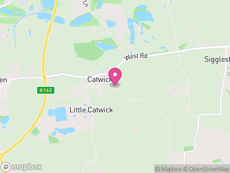 Map of Catwick, East Riding of Yorkshire