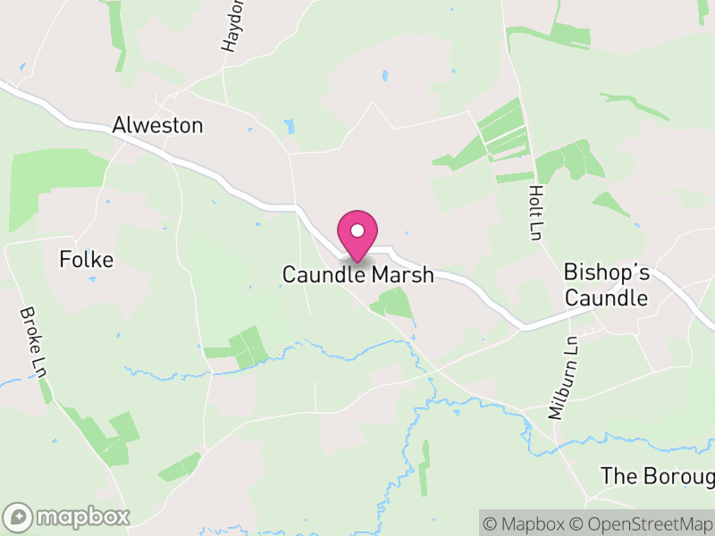 Map of Caundle Marsh, Dorset