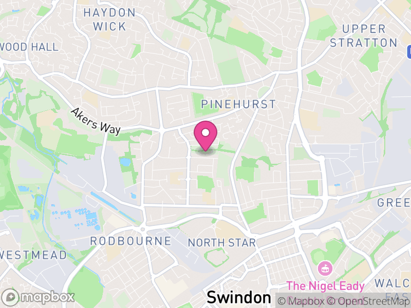 Map of Central Swindon North, Swindon