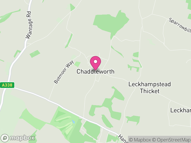 Map of Chaddleworth, West Berkshire