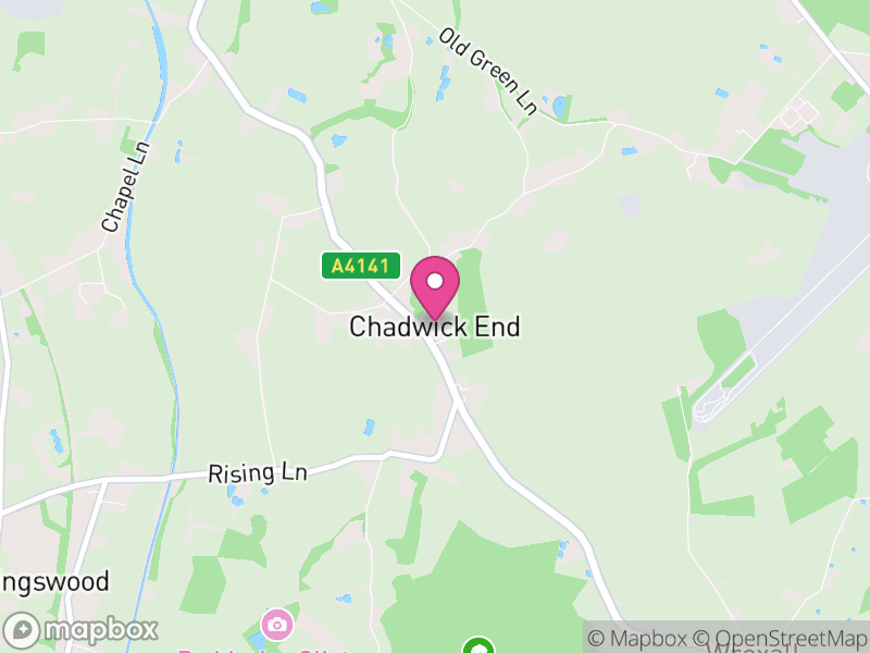 Map of Chadwick End, Solihull