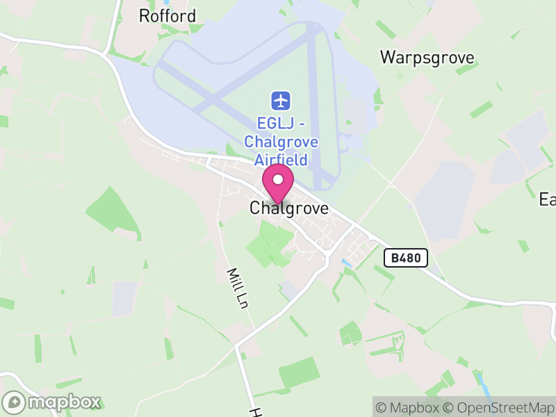 Map of Chalgrove, South Oxfordshire