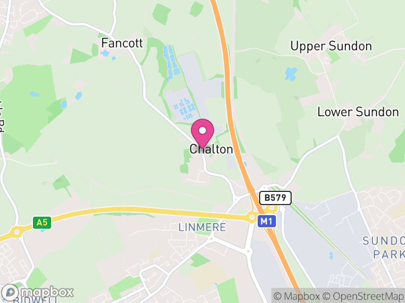 Map of Chalton, Central Bedfordshire