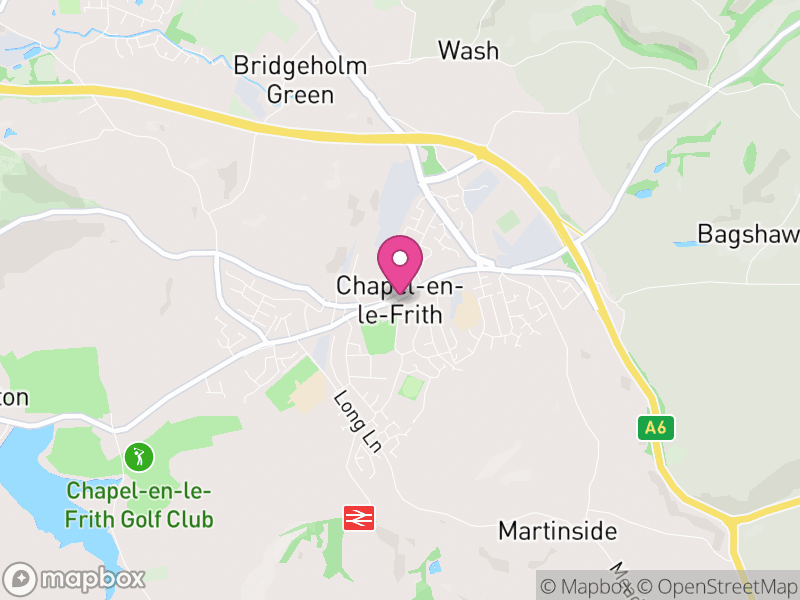 Map of Chapel-en-le-Frith, High Peak