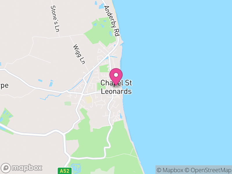 Map of Chapel St. Leonards, East Lindsey