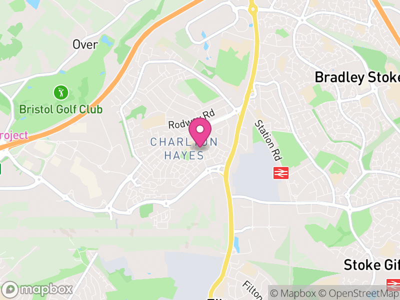 Map of Charlton Hayes, South Gloucestershire