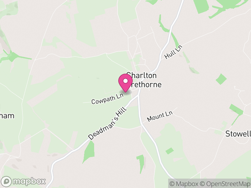 Map of Charlton Horethorne, Somerset