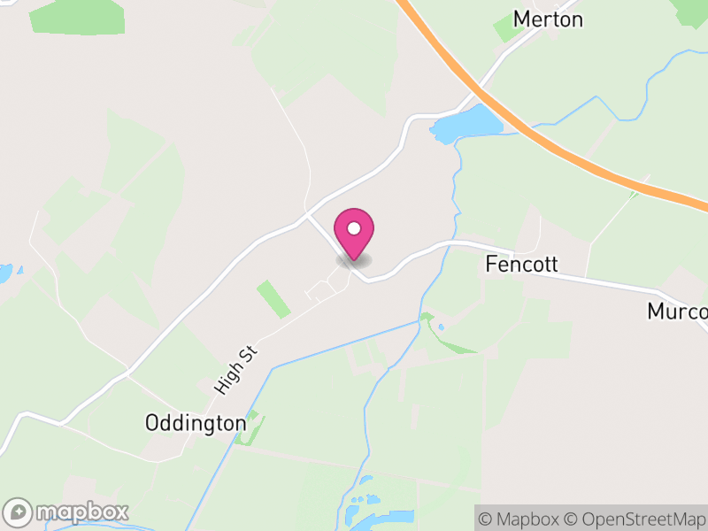 Map of Charlton-on-Otmoor, Cherwell