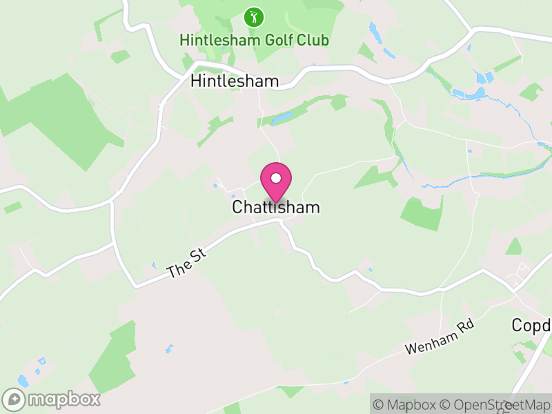 Map of Chattisham, Babergh