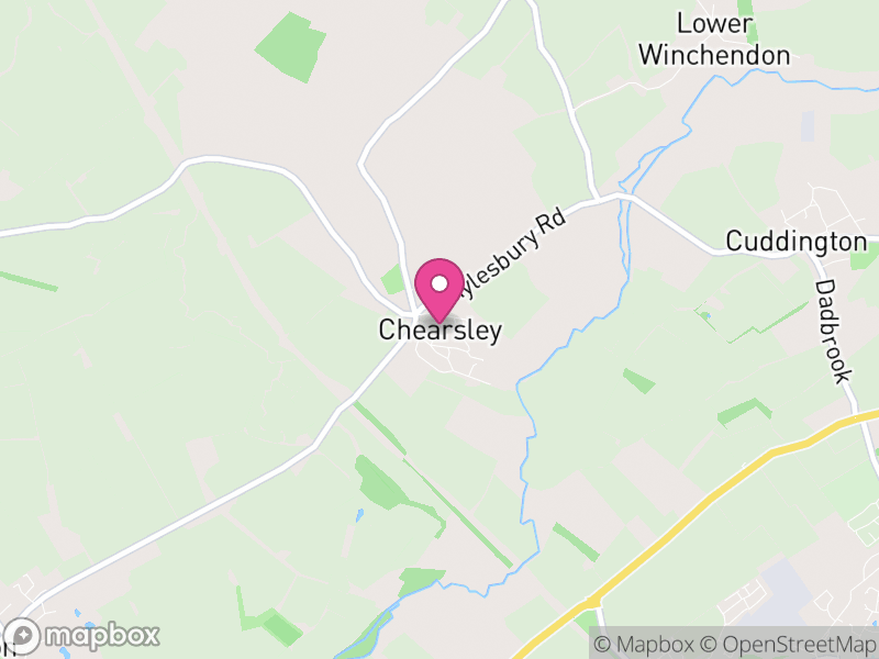Map of Chearsley, Buckinghamshire