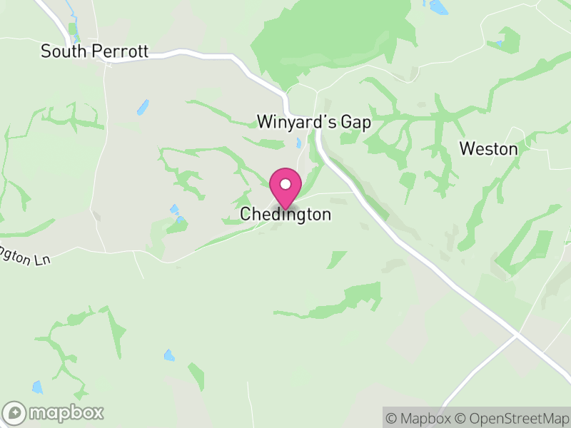 Map of Chedington, Dorset