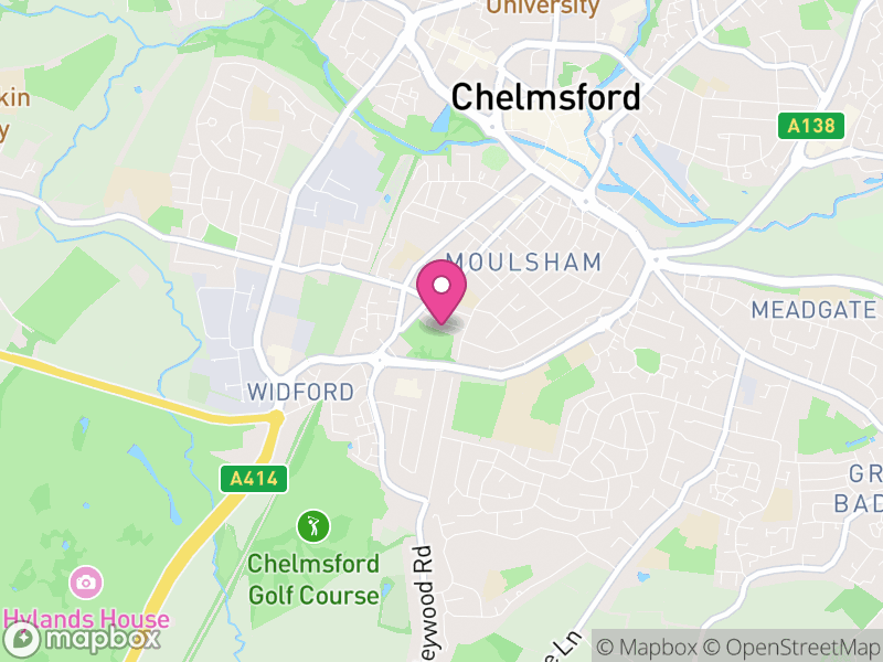 Map of Chelmsford, Chelmsford