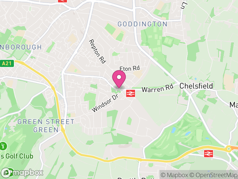 Map of Chelsfield