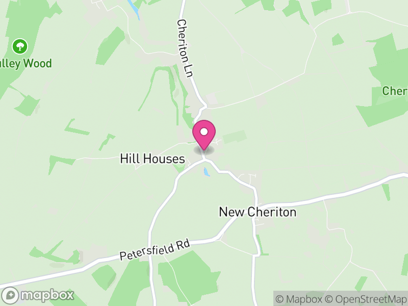 Map of Cheriton, Winchester