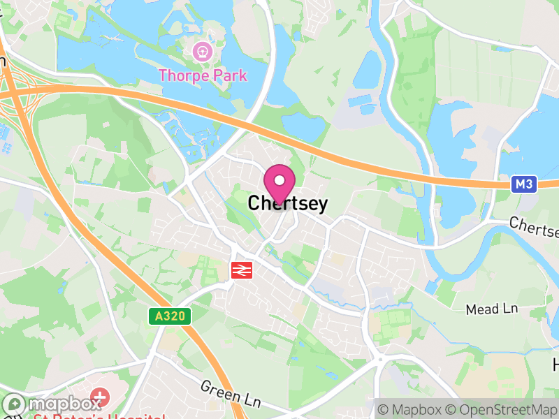 Map of Chertsey