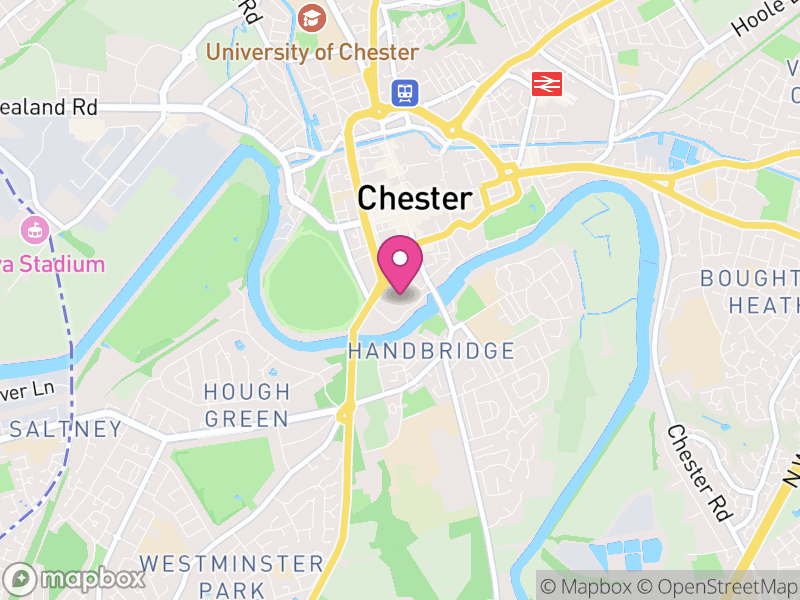 Map of Chester Castle, Cheshire West and Chester