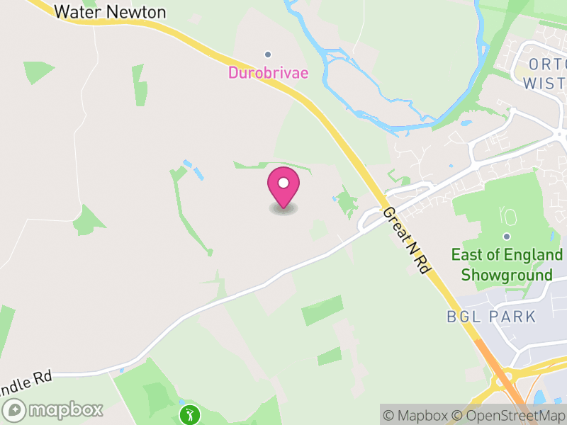 Map of Chesterton, Huntingdonshire