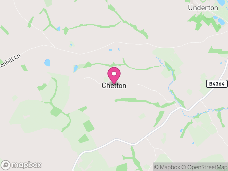 Map of Chetton, England